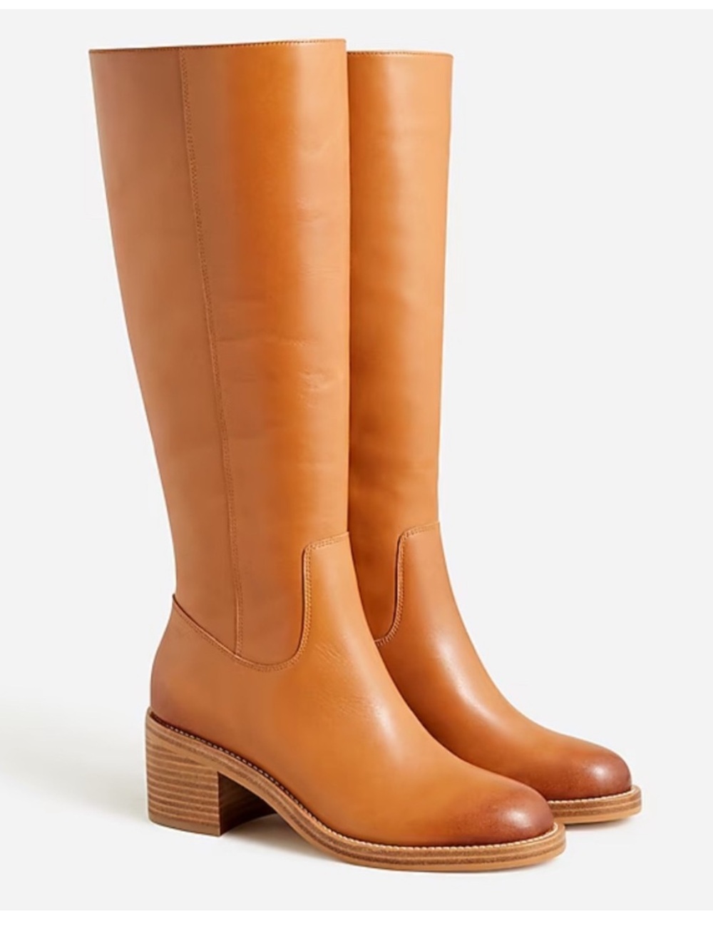 J. Crew Women's Tall Leather Riding Boots. NWOT. Size 8.5